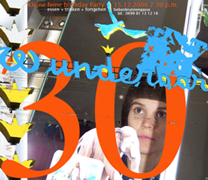 birhtday IV - flyer for birthday party by heike kastler